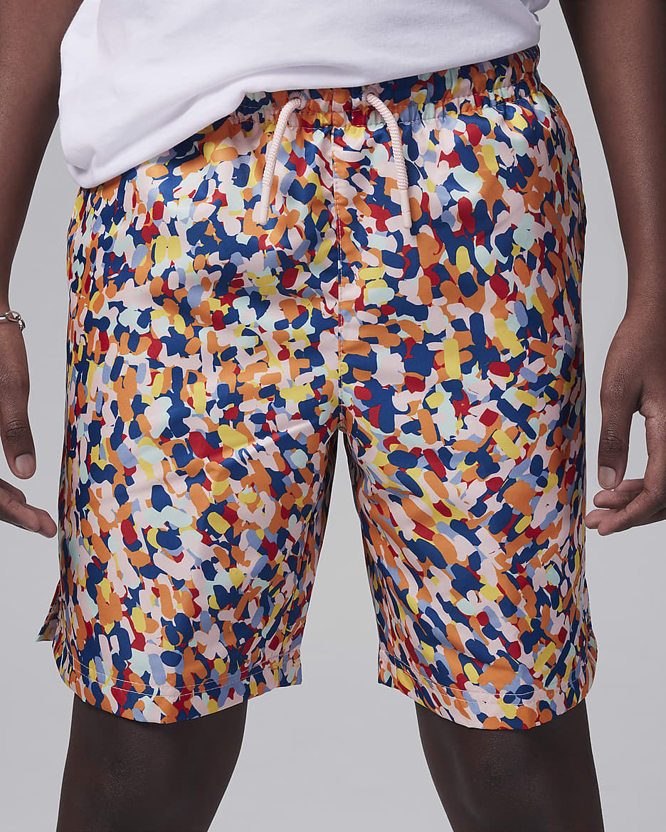 Shorts estampados para ninos talla grande Jordan MJ Essentials Poolside